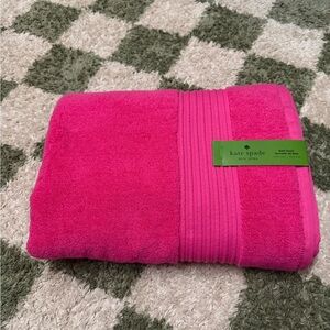 Kate Spade ♠️ Vibrant Hot Pink Cotton Towel